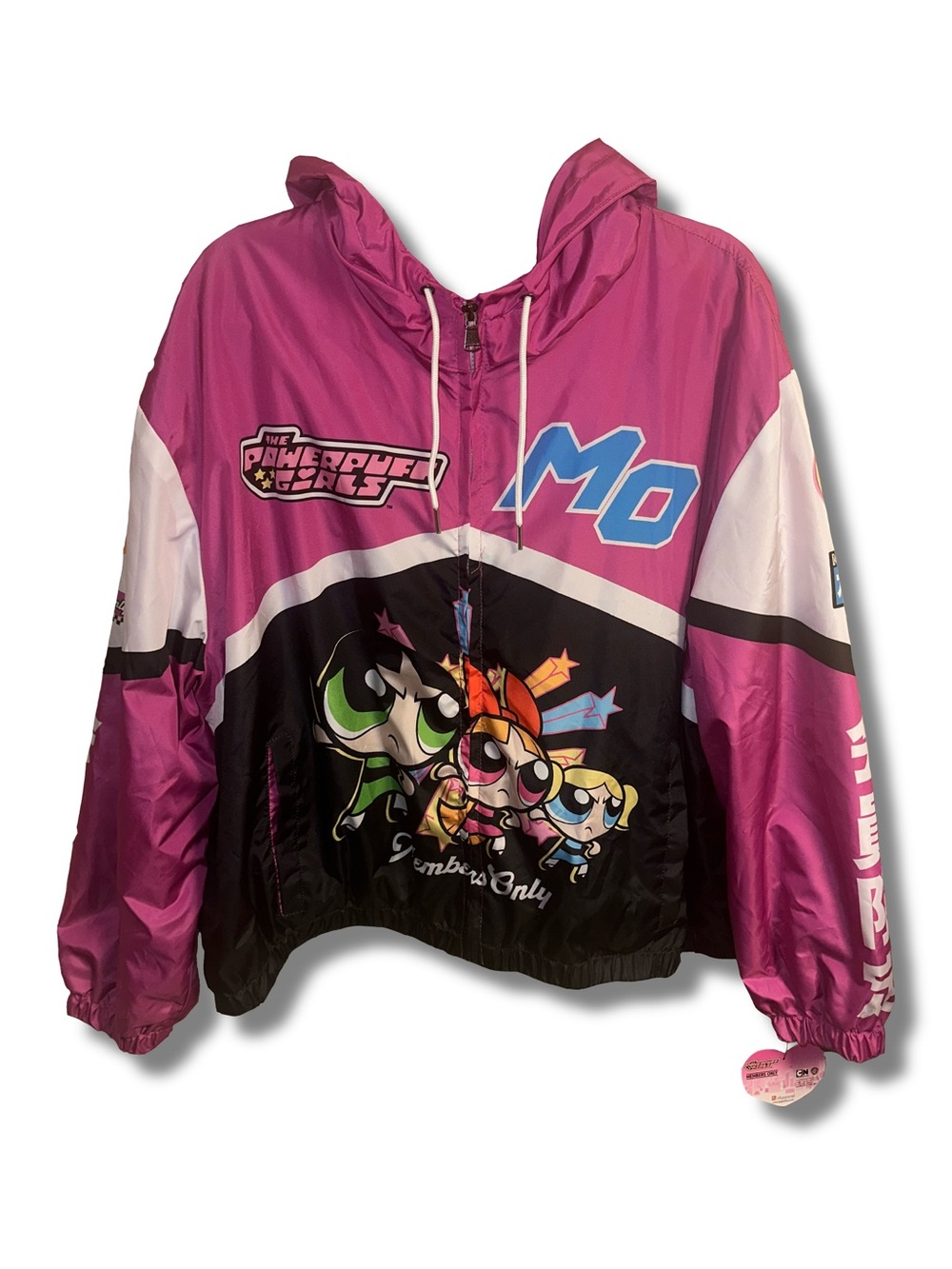 NWT Members Only x Powerpuff Girls Windbreaker
